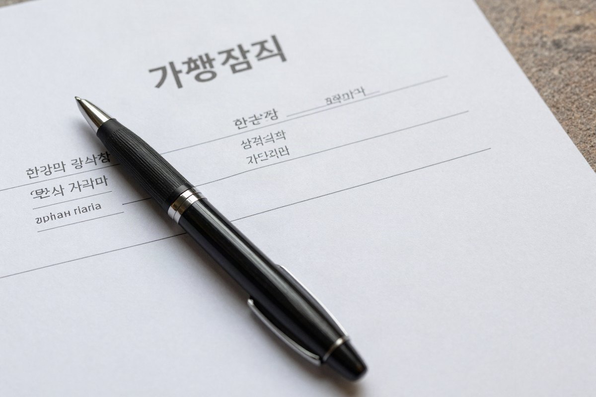 가맹 계약서 확인